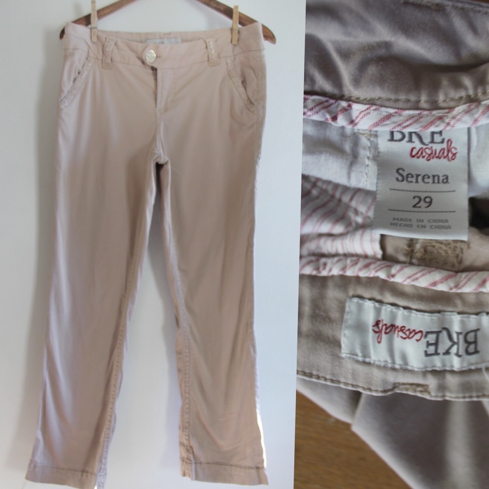 BKE Casuals Khaki Serena Pants 29 8 Preowned